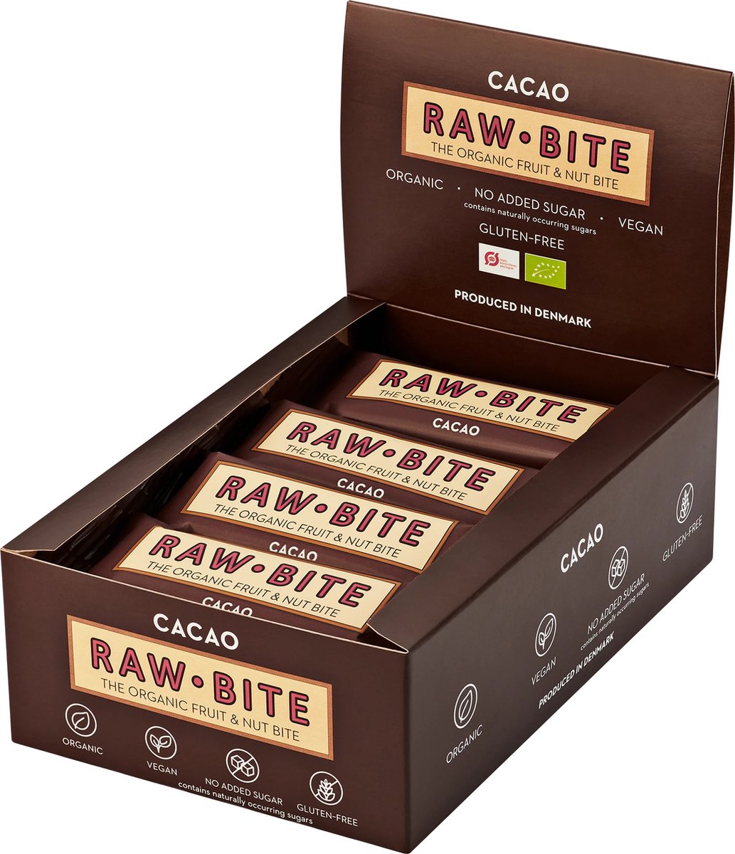 Raw-Bite Cacao 12 stuks