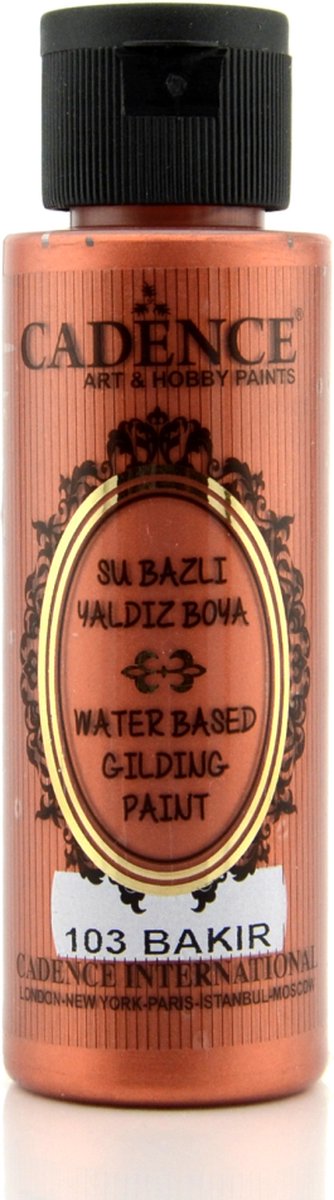 Cadence Acrylverf Decoratieverf Metallic Copper 70 ml