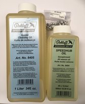 Rohloff 8406S oliewisselset voor 40 oliewissels van Rohloff naaf (spoelolie + gansjaarolie + dichtingsschroeven; voor 40 oliewissels)