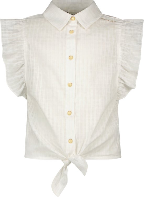 Like Flo F311-5182 Meisjes Blouse - Off white - Maat 164