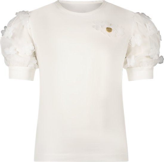 T-shirt Filles Le Chic C312-5400 - Off White - Taille 104