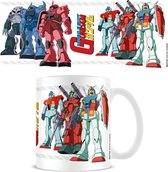 Gundam line up mug