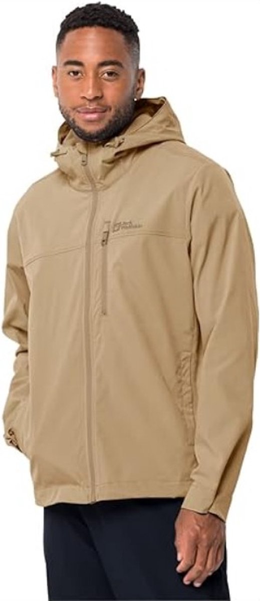 Jack Wolfskin Desert Wind Jacket Men Heren Outdoorjas Beige
