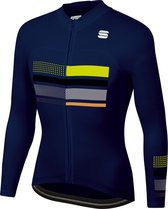 Sportful Maillot de Cyclisme Manches Longues Homme Blauw - WIRE THERMAL JERSEY BLEU - XL