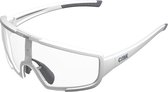CRNK Fietsbril Hawkeye - 4 Verwisselbare lenzen - UV400 - Fietsbril heren - Fietsbril dames - Sportbril - Wit