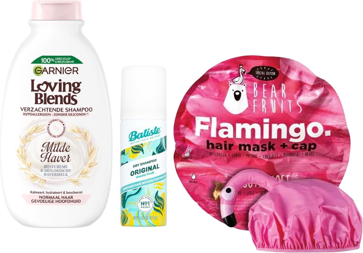 Goedkoopste Loving Blends Cadeauset Flamingo Haarverzorging