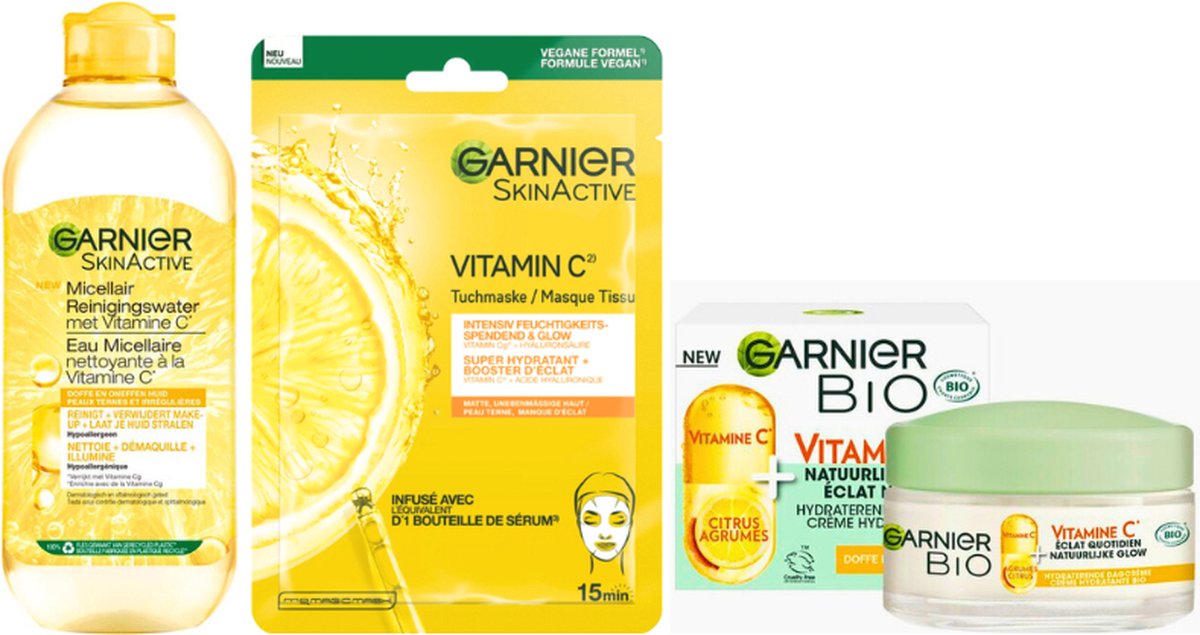 Goedkoopste Garnier Cadeauset Skin Care Vitamine C