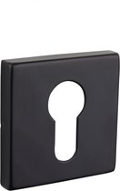 Lavuzo Cilinderrozet Zwart vierkant | Per Set