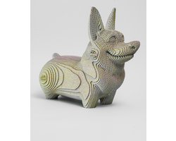Corkcicle- CORGI- 3D puzzel-3D- Puzzel- karton- Ecologisch- kinderen en volwassenen