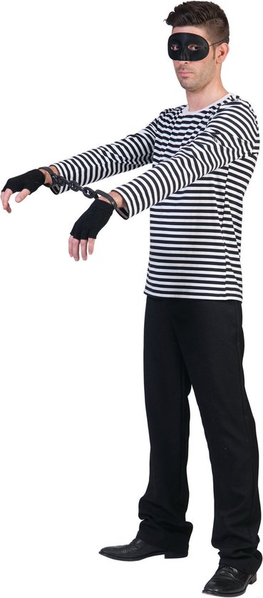 ESPA - Mime T-shirt met lange mouwen voor volwassenen - Zwart
