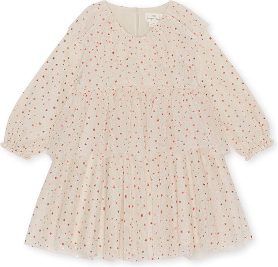 Robe Konges Sløjd Glow - Etoile rose pailleté - Tulle - Taille 2 ans