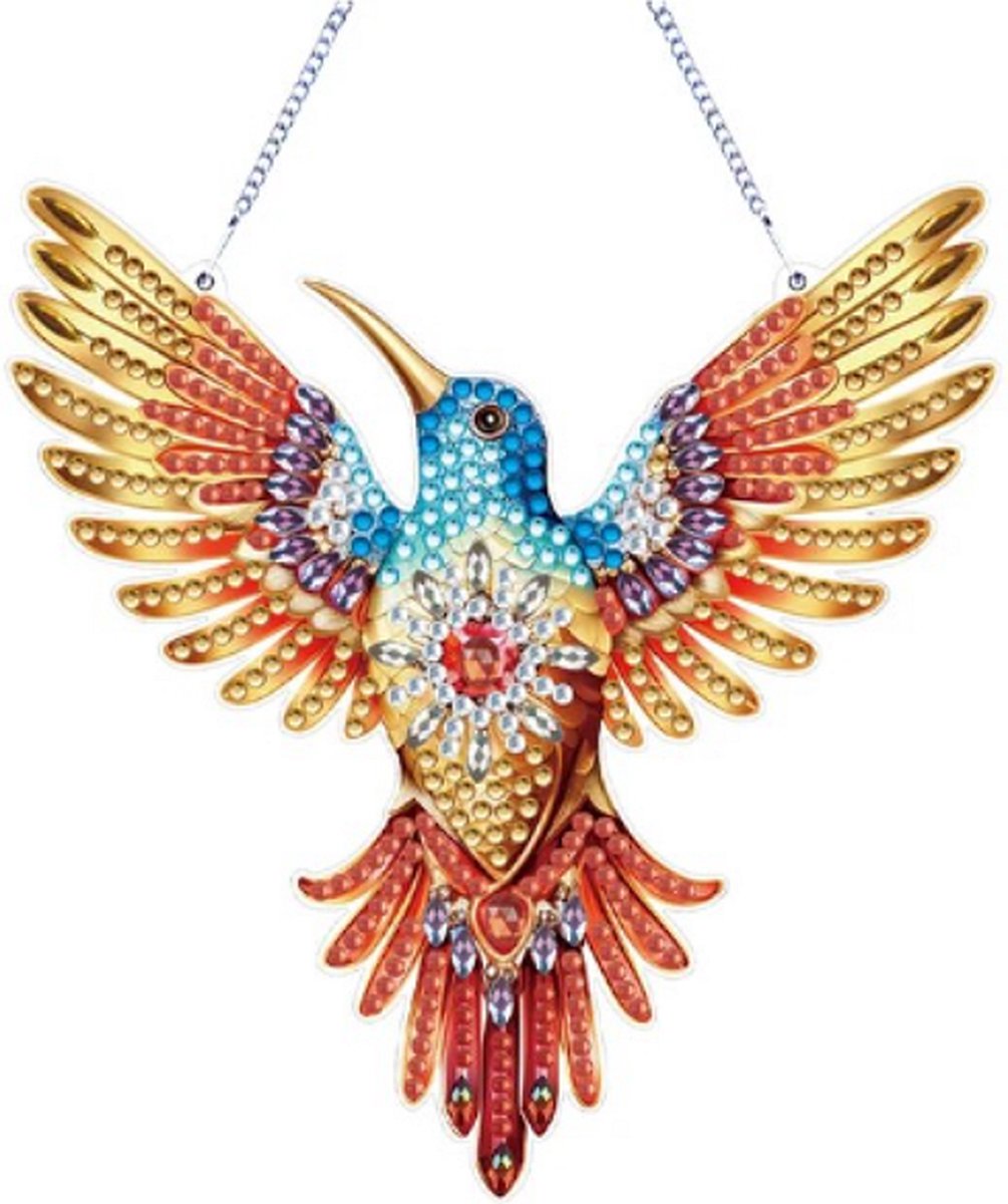 JobaStores Diamond Painting Hangend Ornament Kolibri (20cm)