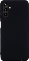 Geschikt voor Samsung Galaxy A24 Hoesje - Siliconen - Samsung A24 Hoesje Zwart Siliconen Case