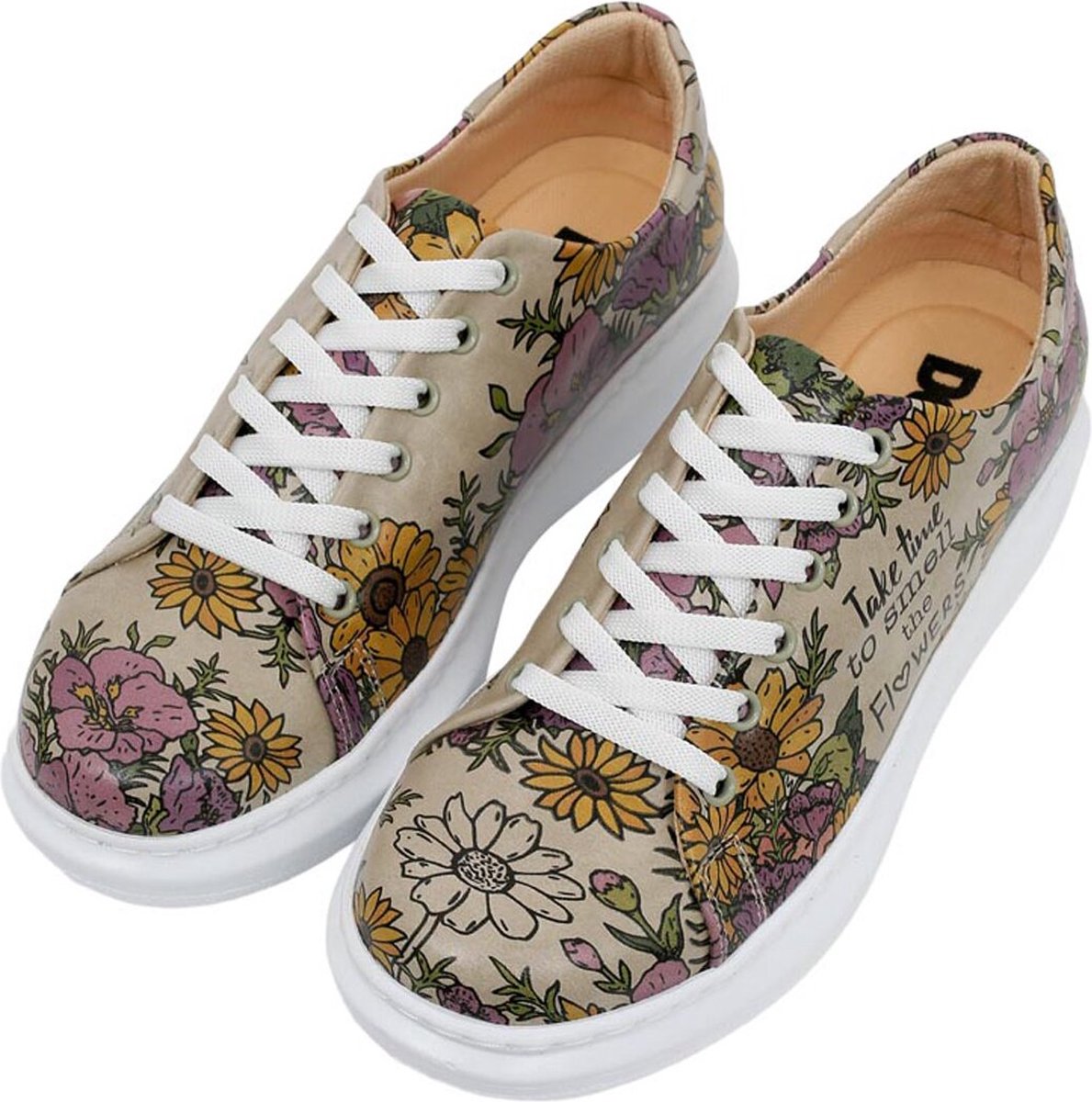 DOGO Myra Dames Sneakers- Smell the flowers 40