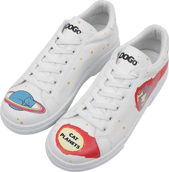 DOGO Ace Dames Sneakers - Cat Planets Dames Sneakers 36