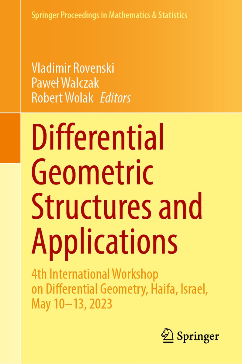 George Springer Mathematics Springer Proceedings in Mathematics & Statistics- Differential ...