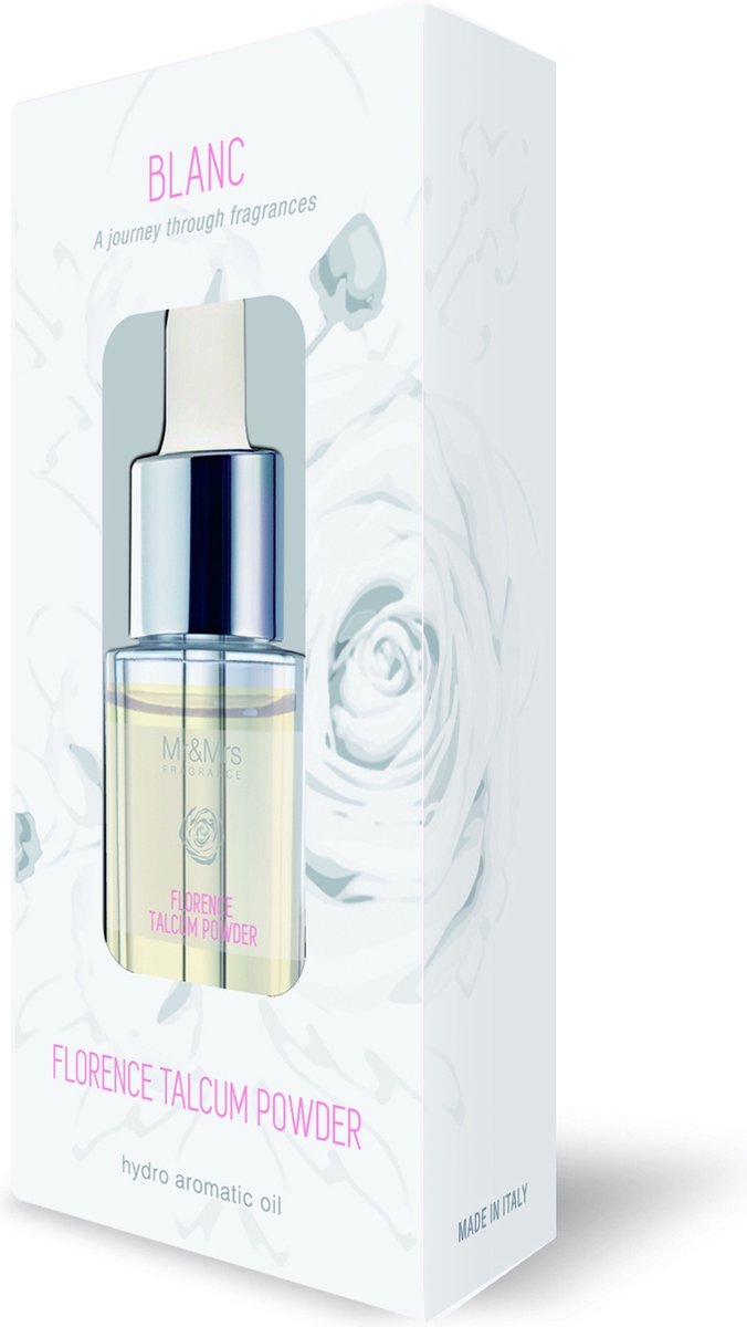 Goedkoopste Mr&Mrs Fragrance Geurolie Blanc - Florence Talcum Powder