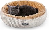 Kattenmand, kattenbed, opvouwbaar, voor katten of kleinere honden, zacht, pluizig kunstbont S 50 x 15 cm