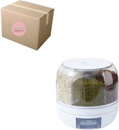 EazyPeezy Voedsel Dispenser - Rijst, Granen, Quinoa Doseerapparaat voor in de keuken 27 x 28,5 cm