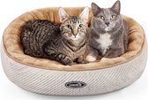 Kattenmand, kattenbed, opvouwbaar, voor katten of kleinere honden, zacht, pluizig kunstbont M 55 x 15 cm