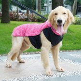 LIVACASA wintermantel voor hond maat XL kleur roze