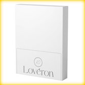 Lovéron - Katoen - Hoeslaken - Lits-jumeaux - 180x200 cm - Wit