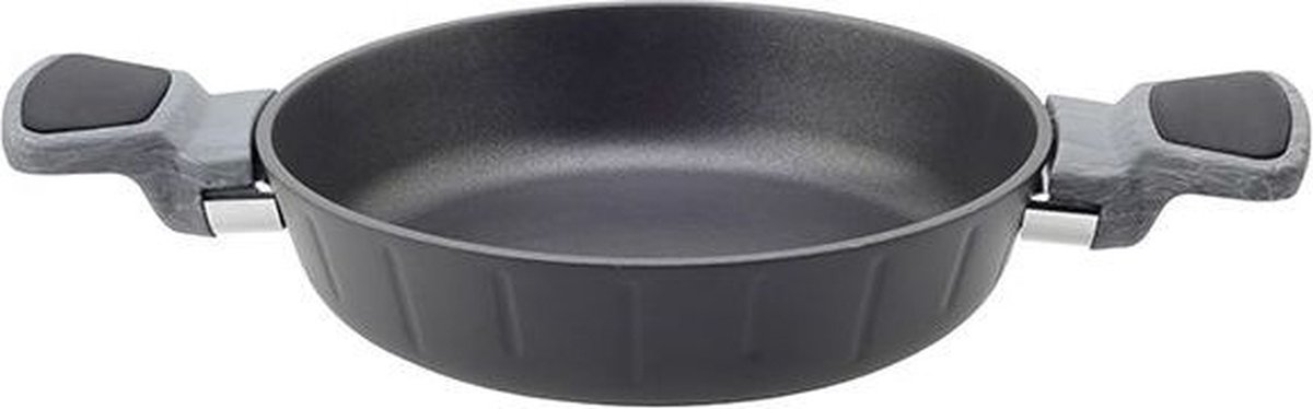 Ferveo Bradar Koekenpan - 20cm - Zwart - Inductie