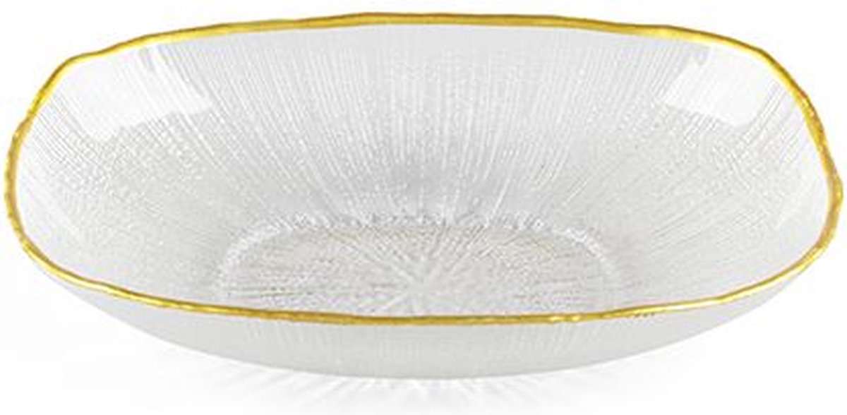 BRICARD REXY SCHALEN SET | 15 CM. TRANSPARANT-GOUD 6-DELIG