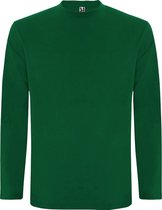2 Pack Donker Groen Effen t-shirt lange mouwen model Extreme merk Roly maat XL