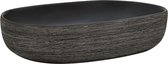 vidaXL-Opzetwasbak-ovaal-59x40x14-cm-keramiek-grijs-en-zwart