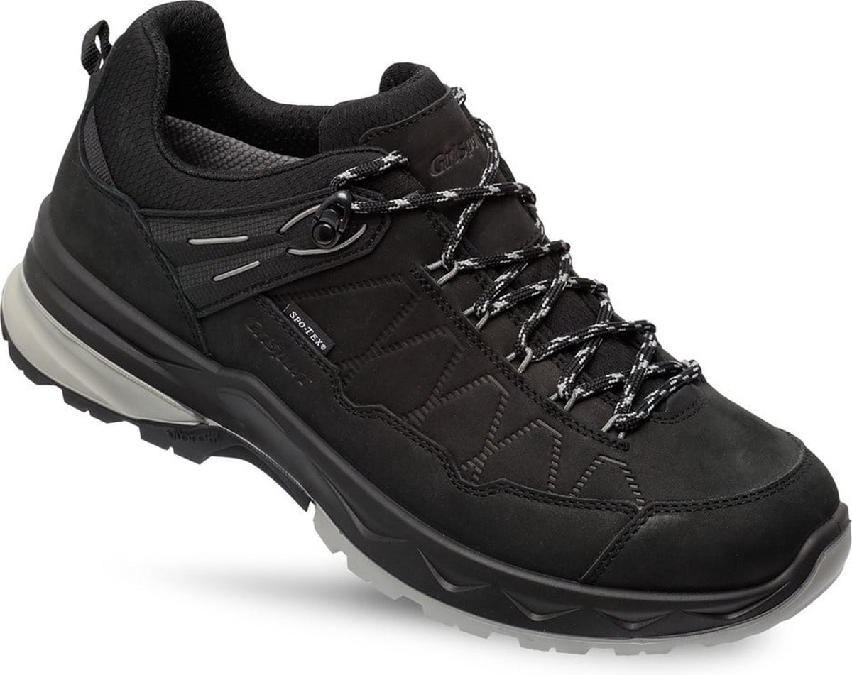 Grisport Tampa Low Wandelschoen Dames leren lage wandelschoenen Zwart