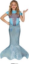 Guirca - Costume de Sirène - Sirène Dolfina Princesse de la Mer - Fille - Bleu - 7 - 9 Ans - Déguisements - Déguisements