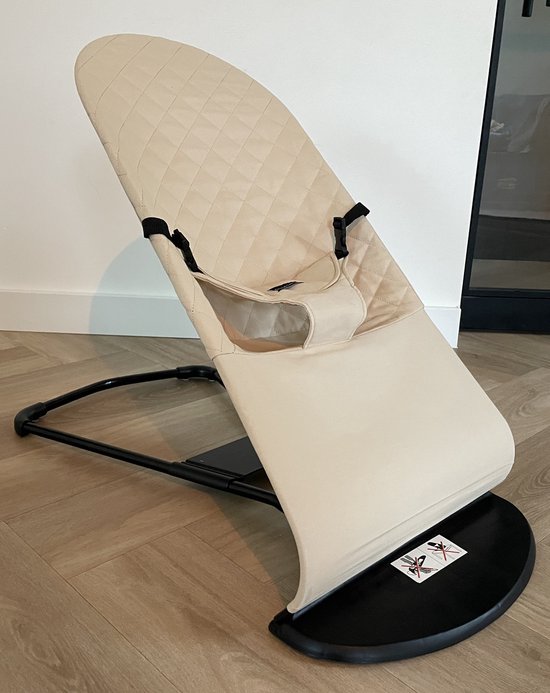 Foto: Jaxx beige wasbare hoes voor en exclusief wipstoel wipstoelhoes past op elk merk wipstoel zacht katoen wasmachine geschikt babystoel baby swing schommelstoel baby baby bouncer wipstoel baby baby swing wipstoeltjes schommelstoel bouncer