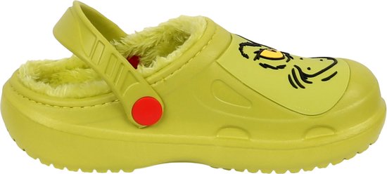 Grinch Groene Pantoffels/Crocs, Gevoerd voor Kinderen