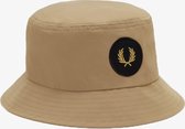 Fred Perry Laurel Wreath Patch Bucket Hat - Zand - L