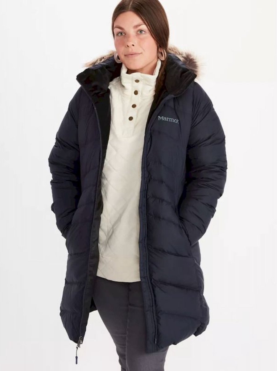 Marmot Montreal Coat - Donsjack - Dames Midnight Navy S