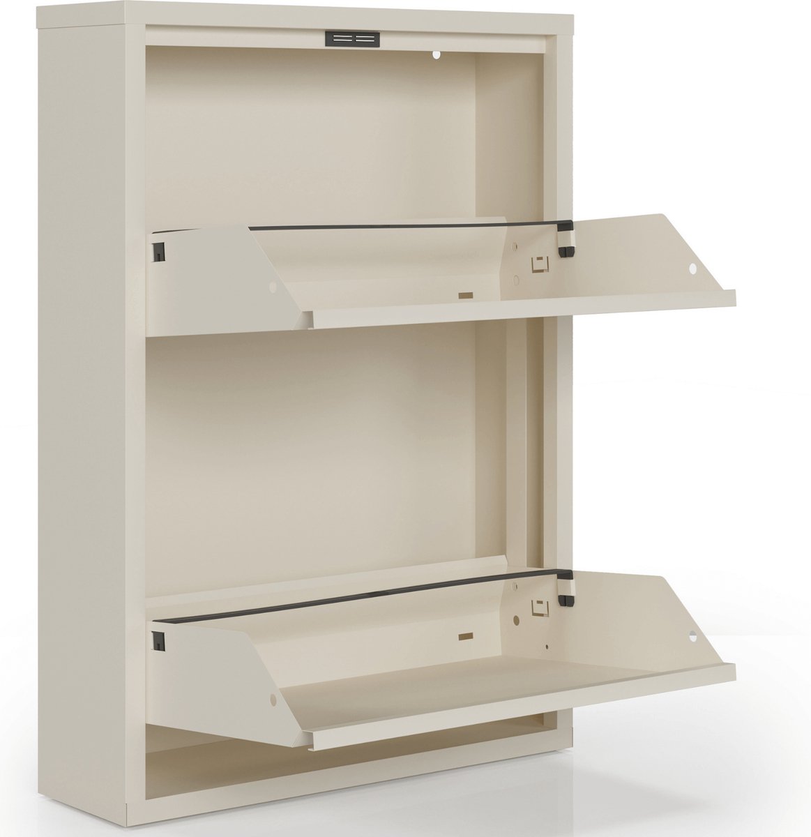 Schoenenkast Bodi 2-vaks Soft Beige (set van 2)