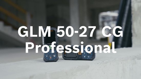 Télémètre laser GLM 50-27 CG Professional Vert - BOSCH - 0601072U00