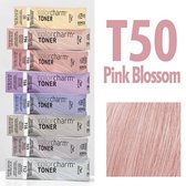 Wella Color Charm Permanent Creme Toner - T50 Pink Blossom + développeur - Wella toner - Toner capillaire - Cheveux roses - hair Pink