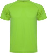 Limoen Groen 3 Pack unisex sportshirt korte mouwen MonteCarlo merk Roly maat S