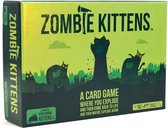 Jeu de cartes Chatons explosifs zombies - Jeu de cartes amusant - Minimum 7 ans - 2 à 5 joueurs - Chats - Animation - Jeu familial