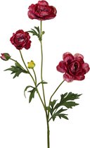 Viv! Home Luxuries Ranonkel - zijden bloem - paars roze - 54cm