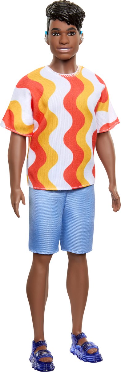 Bol.com Barbie Fashionistas Ken pop - Met shirt en korte broek aanbieding