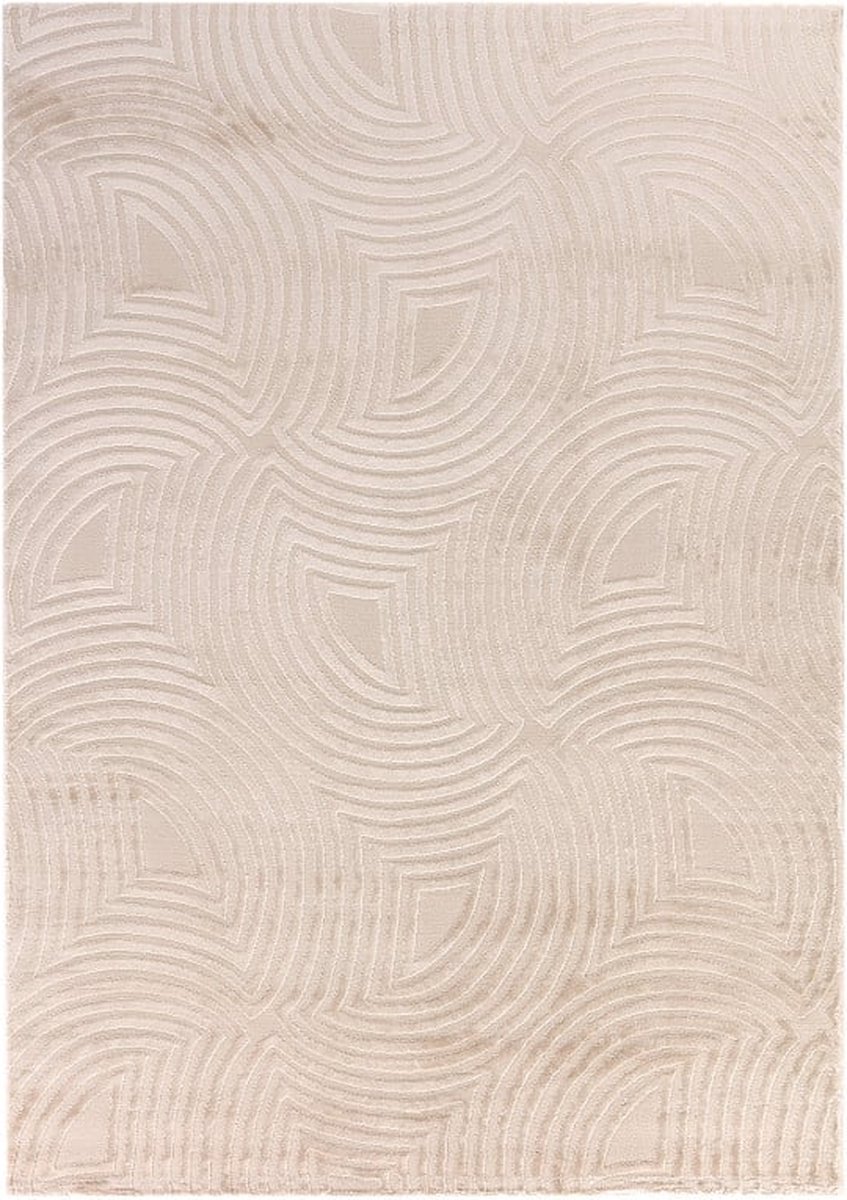flycarpets Cara Modern Japandi Duna Vloerkleed - Beige - 120x170 cm