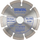 IRWIN Pro Performance diamantzaagblad 125mm voor haakse slijper, steen, gesegmenteerde rand
