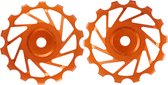 Novaride - Keramische Derailleur Wieltjes MTB 14T Oranje