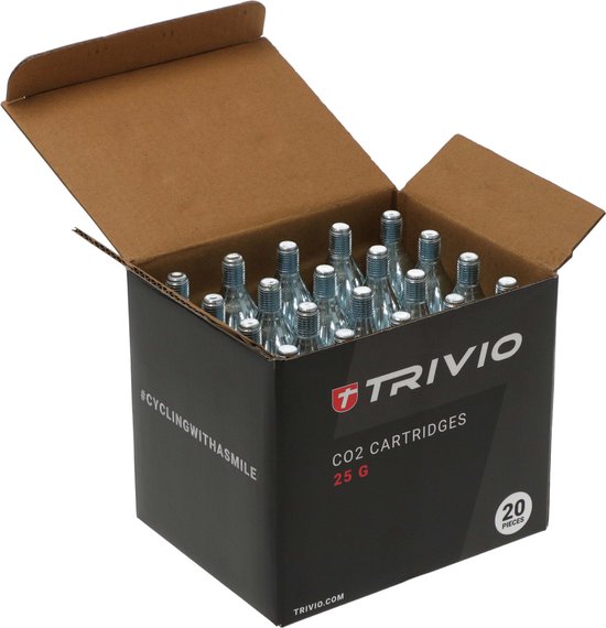 Trivio - CO2 Patronen 25 gram - Doos 20 Stuks