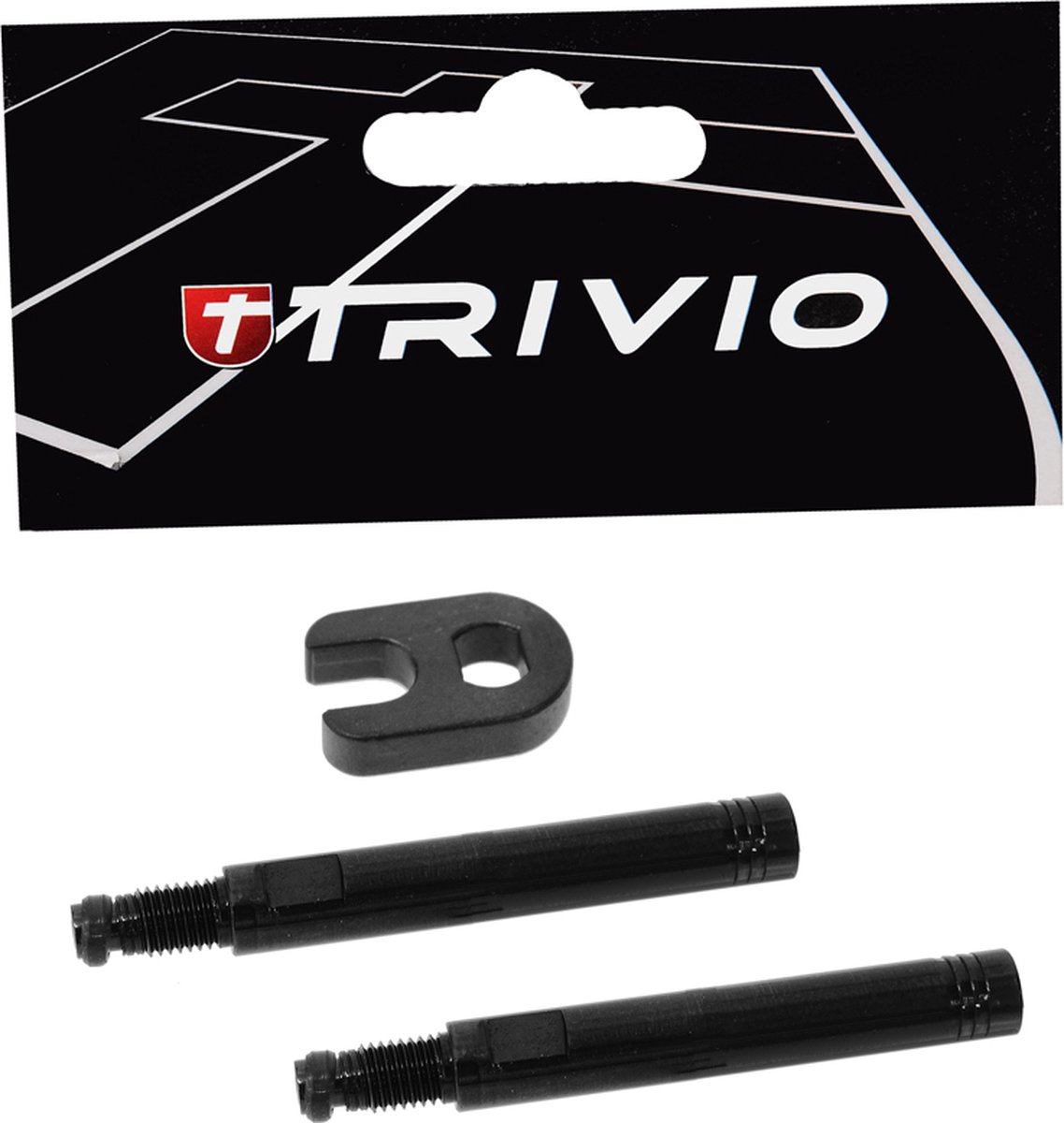 Trivio - Ventielverlenger Set Zwart 40MM Inclusief Gereedschap