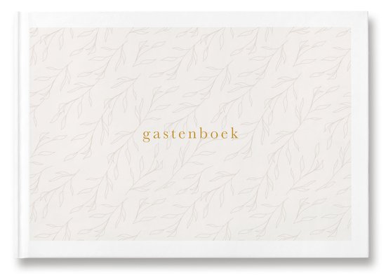 Maan Amsterdam - Gastenboek - A4 - 100 blanco pagina's - Neutraal - Voor bruiloft, trouwen, afscheid, uitvaart, condoleance of andere gelegenheid
