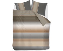 Beddinghouse Lenn dekbedovertrek - Tweepersoons - 200x200/220 - Bruin